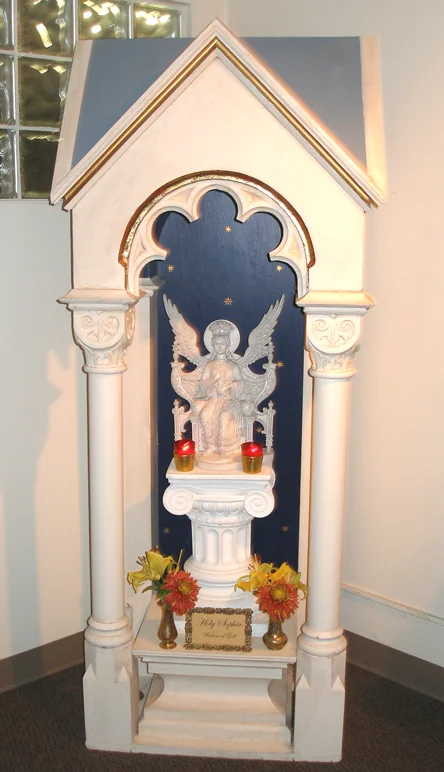 Statue of Sophia in the Ecclesia Gnostica chapel, Los Angeles — a modern Gnostic community that maintains Sophia as a central liturgical figure